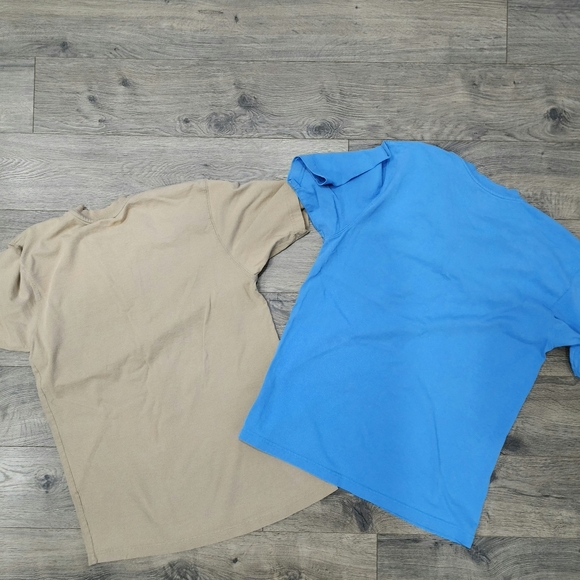 🛍 2/$25- 4 Carhartt Loose Fit Heavyweight ShortSleeve Pocket Henley TShirts Men - Picture 9 of 10